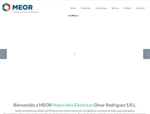 Tablet Screenshot of meor.com.ar